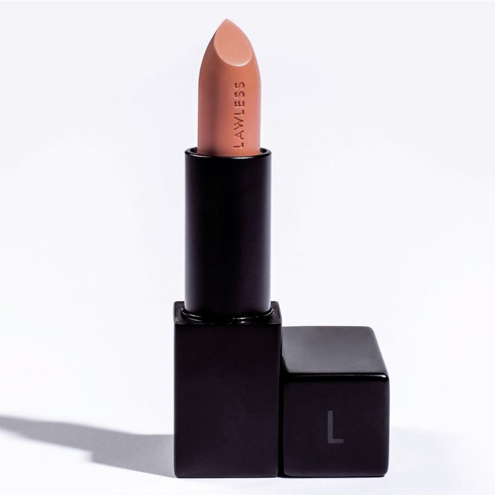 LAWLESS Luxe Satin Cream Plumping Lipstick- Fawn Forget the Filler